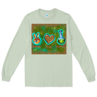 Matcha peace love lab tech Long Sleeve Tee - TumblerDesignByShophia