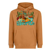 Meerkat fall pumpkin art Heavyweight Hoodie - CowhideDigitalArt
