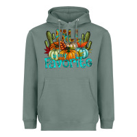 Sage fall pumpkin art Heavyweight Hoodie - CowhideDigitalArt