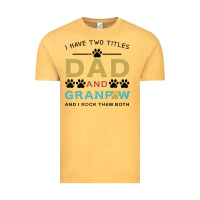I Have Two Titles Dad And Grandpa Vintage Tee | Teevron