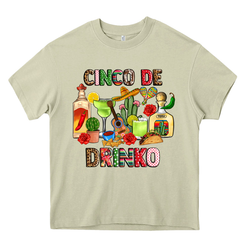 Cinco De Drinko Heavy Core Tee by JahusDesignShop | Teevron