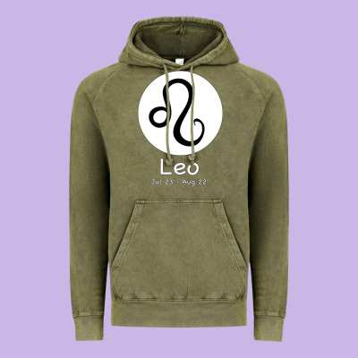 Leo Horoscope Vintage Hoodie Designed By Bettercallsaul