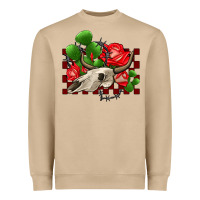 Mushroom bullskull rose and cactus olivia Heavyweight Sweatshirt - OliviaCreatesArt