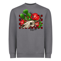 Storm bullskull rose and cactus olivia Heavyweight Sweatshirt - OliviaCreatesArt