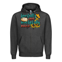 Charcoal Heather Fearfully And Wonderfully Made Zipper Hoodie - BundleAndBundleShop