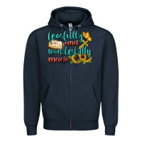 Navy Fearfully And Wonderfully Made Zipper Hoodie - BundleAndBundleShop