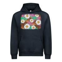 Navy easter daisy background Urban Hoodie - Artiststas