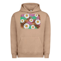 Pigment Burro easter daisy background Urban Hoodie - Artiststas
