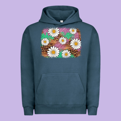 Easter Daisy Background Urban Hoodie Designed By Artiststas
