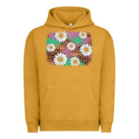 Pigment Peanut Butter easter daisy background Urban Hoodie - Artiststas