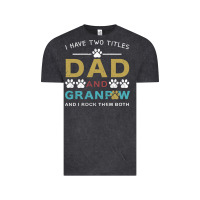 Vintage Black i have two titles dad and grandpa Vintage Tee - Bettercallsaul