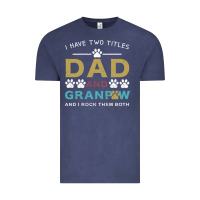Vintage Denim i have two titles dad and grandpa Vintage Tee - Bettercallsaul