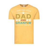 Vintage Mustard i have two titles dad and grandpa Vintage Tee - Bettercallsaul