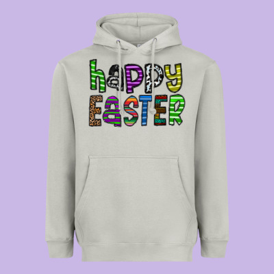 Happy Easter Heavyweight Hoodie Designed By Cowhidedigitalart