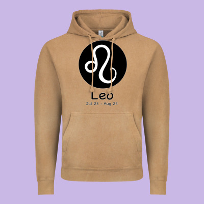 Leo Horoscope Vintage Hoodie Designed By Bettercallsaul