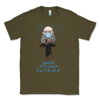 Army Green Bernie it's Cold Outside Classic Tee - Bettercallsaul