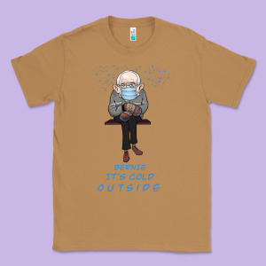 Bernie It's Cold Outside Classic Tee Designed By Bettercallsaul
