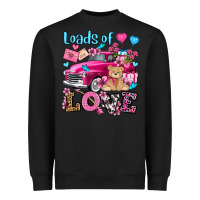 Black loads of love valentine's day olivia Heavyweight Sweatshirt - OliviaCreatesArt
