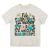 Cream ive survived too many storms to be bothered by rai Heavy Core Tee - NancyCooperArtShop