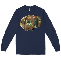 Navy Caravan Long Sleeve Tee - HowdyJamesFarm