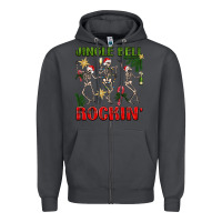 Smoke Jingle Bell Rockin' Zipper Hoodie - BundleAndBundleShop