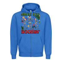 True Royal Jingle Bell Rockin' Zipper Hoodie - BundleAndBundleShop