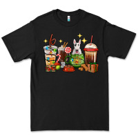 Black Christmas coffee cups with Bull Terrier Premium Tee - RanaPortraitStore