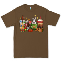 Cacao Christmas coffee cups with Bull Terrier Premium Tee - RanaPortraitStore