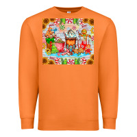 Carrot christmas coffee class Premium Sweatshirt - CowhideDigitalArt