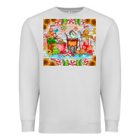 Dove Grey christmas coffee class Premium Sweatshirt - CowhideDigitalArt