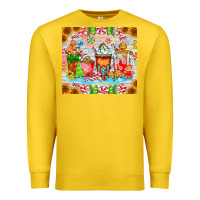 Lemon christmas coffee class Premium Sweatshirt - CowhideDigitalArt