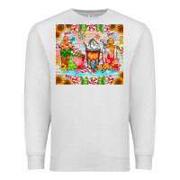 Oatmeal Heather christmas coffee class Premium Sweatshirt - CowhideDigitalArt