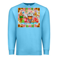 Ocean Blue christmas coffee class Premium Sweatshirt - CowhideDigitalArt