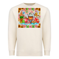 Sandshell christmas coffee class Premium Sweatshirt - CowhideDigitalArt
