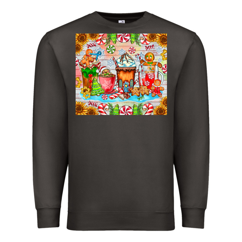 Christmas Coffee Class Premium Sweatshirt by CowhideDigitalArt | Teevron