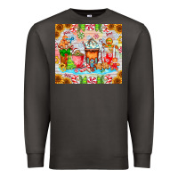 Smoke christmas coffee class Premium Sweatshirt - CowhideDigitalArt