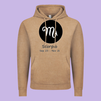 Scorpio Horoscope Vintage Hoodie Designed By Bettercallsaul
