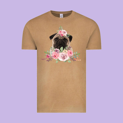 Pug Vintage Tee Designed By Bettercallsaul