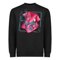 Black nurse scrub life olivia Heavyweight Sweatshirt - OliviaCreatesArt