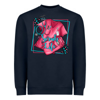 Navy nurse scrub life olivia Heavyweight Sweatshirt - OliviaCreatesArt