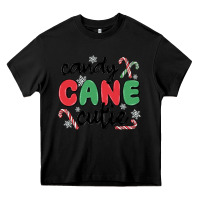 Black candy cane cutie Heavy Core Tee - MaliasSmallBusiness