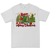 Dove Grey merry christmas nurse trees Premium Tee - MaliasSmallBusiness