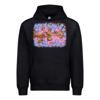 Black easter butterfly leopard background Urban Hoodie - Artiststas