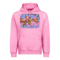 Fuchsia Pink easter butterfly leopard background Urban Hoodie - Artiststas