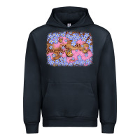 Navy easter butterfly leopard background Urban Hoodie - Artiststas