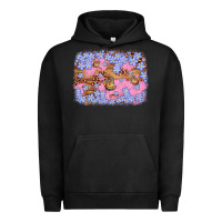 Pigment Black easter butterfly leopard background Urban Hoodie - Artiststas