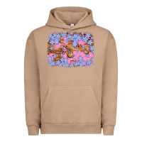 Pigment Burro easter butterfly leopard background Urban Hoodie - Artiststas