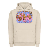 Pigment French Oak easter butterfly leopard background Urban Hoodie - Artiststas