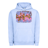 Pigment Grape Ice easter butterfly leopard background Urban Hoodie - Artiststas
