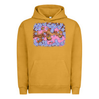 Pigment Peanut Butter easter butterfly leopard background Urban Hoodie - Artiststas